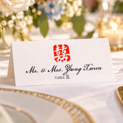 Tented Place Card